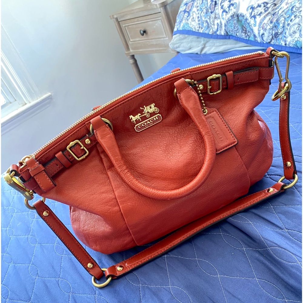 Coach terracotta Satchel
